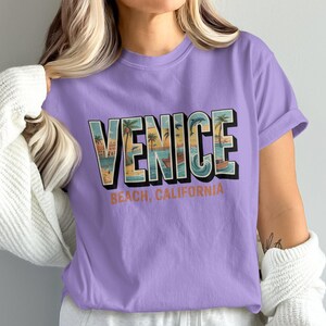 Venice Beach California T-Shirt, Retro Venice Beach Graphic Tee, California Souvenir Shirt, Unisex Venice Beach Vacation Top