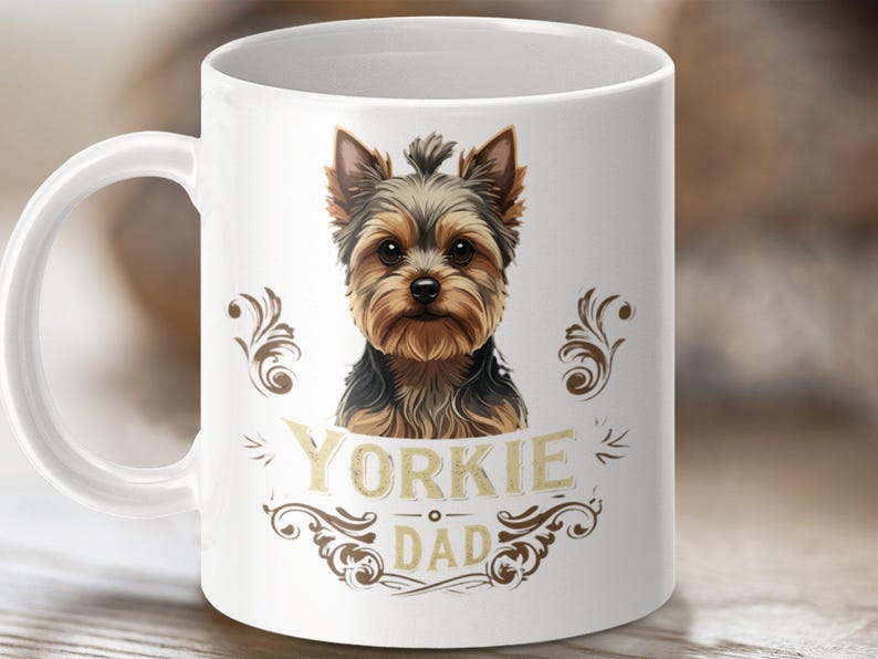 SassyLassyAnna Yorkie Dad Mug