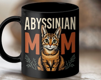 Abyssinian Mom Coffee Mug - Cat Lover Gift