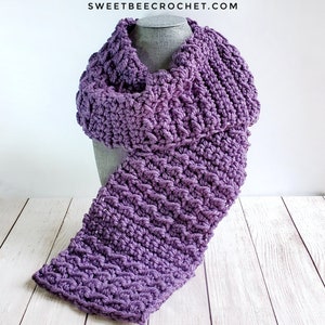 Keep Cozy Chunky Scarf Crochet Pattern image 1