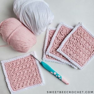 Easy Crochet Coasters (Crochet Pattern)