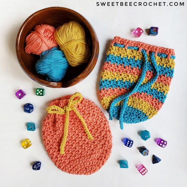 Crochet Dice Bag (Crochet Pattern)