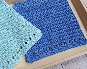 Textured Back Loop Washcloth (Crochet Pattern)