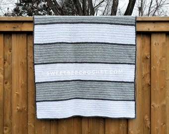 Two Stitch Crochet Blanket (Crochet Pattern)