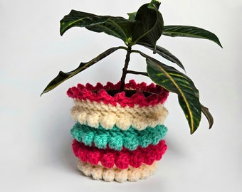 Bobble Pop Crochet Plant Cozy (Crochet Pattern)
