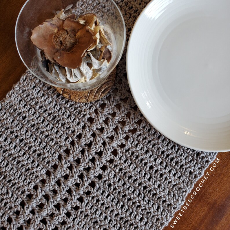 Crochet Table Runner crochet Pattern Etsy