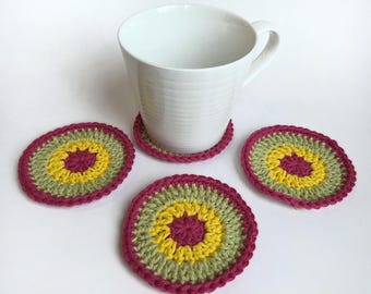 Beginner Crochet Coaster (Crochet Pattern)