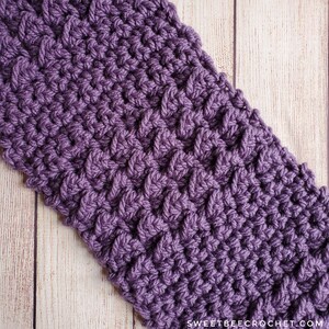 Keep Cozy Chunky Scarf Crochet Pattern image 3
