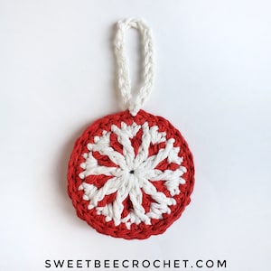 Crochet Christmas Ornament (Crochet Pattern)