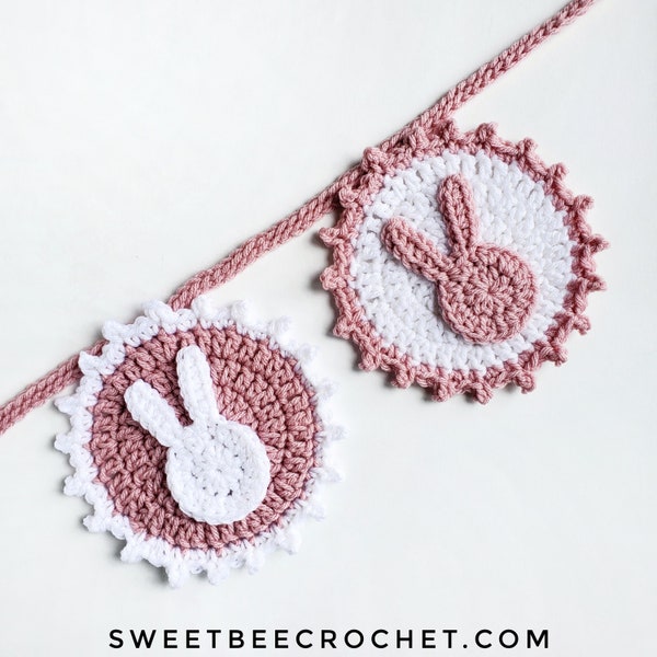 Sweet Bunny Crochet Bunting (Crochet Pattern)