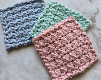 Cute Crochet Face Scrubbies (Crochet Pattern)