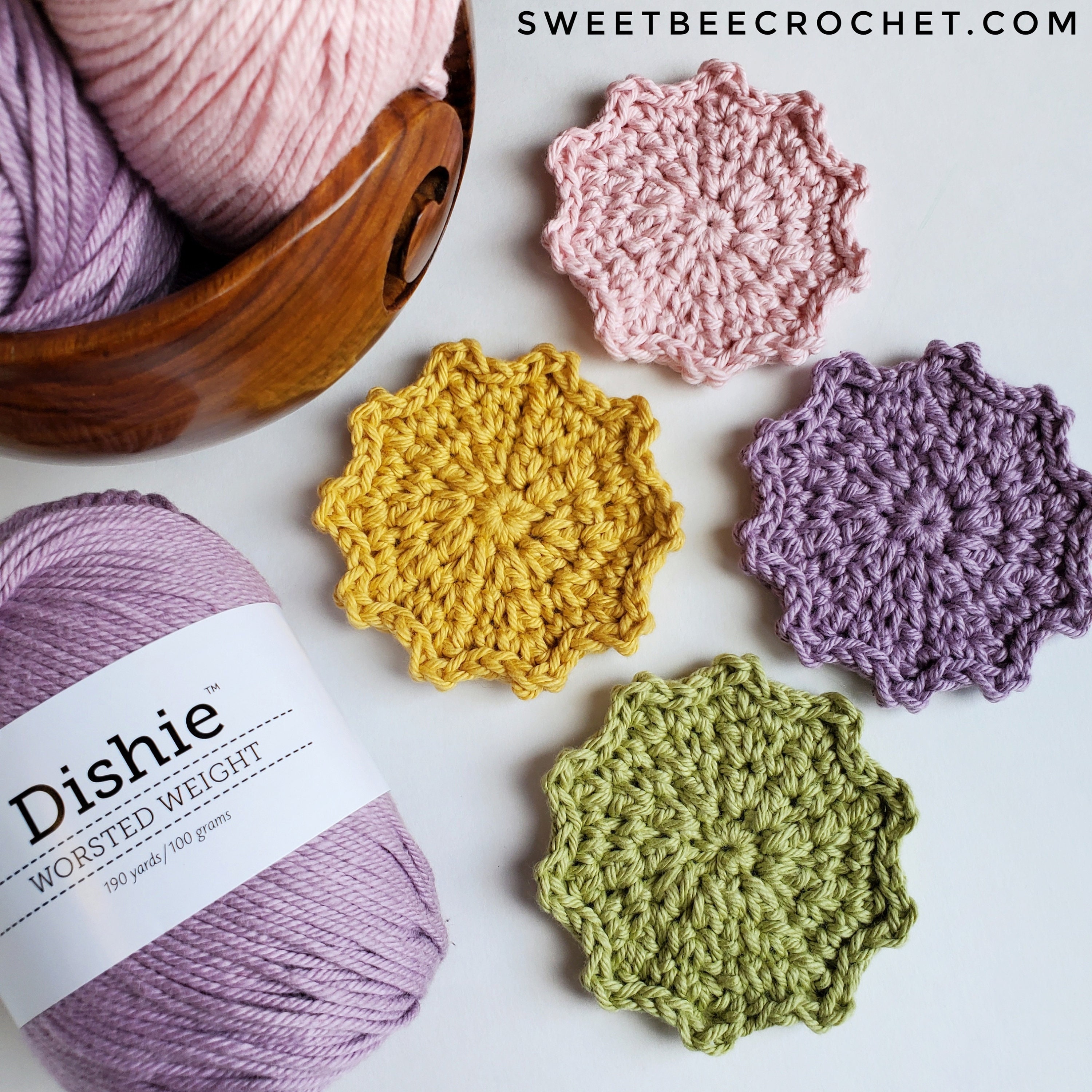 Crochet Patterns For Cotton Yarn - Through The Loop Yarn Craft