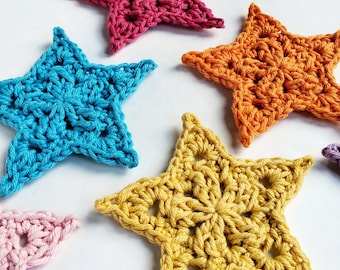 Crochet Star Motif (Crochet Pattern)