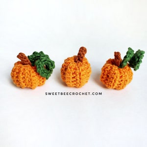 Tiny Crochet Pumpkin Pattern (Digital Download)