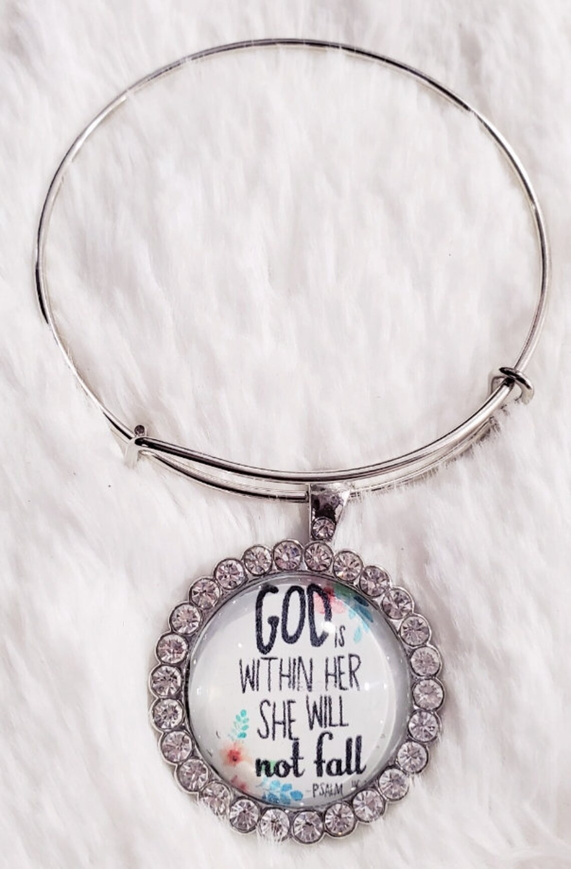 Christian Charm Bracelet God Bracelet God is Within Her Etsy