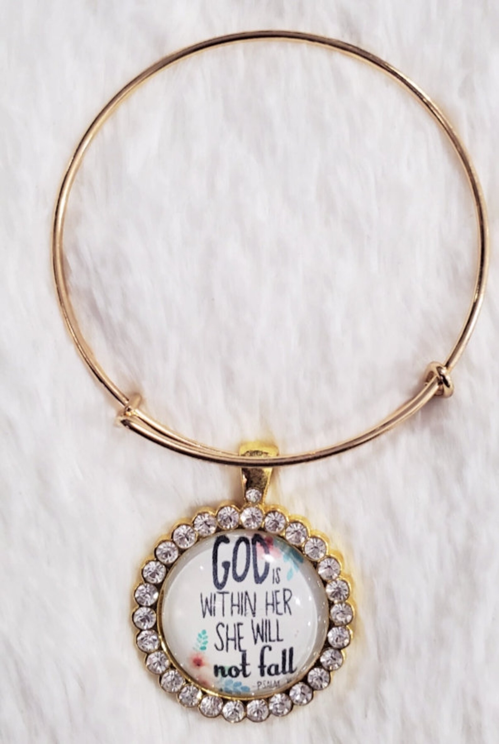 Christian Charm Bracelet God Bracelet God is Within Her Etsy