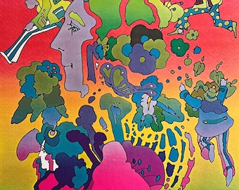 ピーター・マックス作「2000 光年」サイケデリック ポップ アート