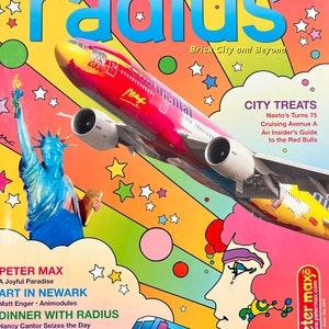 Peter Max Radius Magazine cover 2014 Beatles Pop ART Sixties