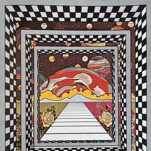 Cosmic Window by Peter Max Psychedelic Pop Art Poster from &quot;Poster Book&quot; 1970