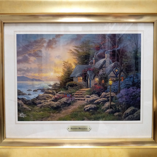 Seaside Hideaway by Thomas Kinkade (Decorative Framed Fine Art)