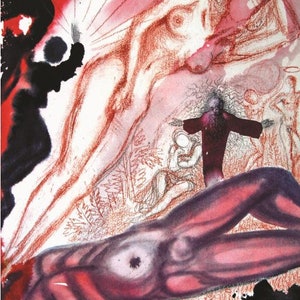 Biblia Sacra: Mulier E Latere Viri Salvador Dali Color Lithograph UNFRAMED