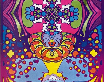 ピーター・マックス作「2000 光年」サイケデリック ポップ アート