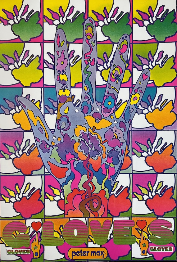 【真作】超希少！！ポップアート界巨匠　ピーター・マックス　油彩　Wiki掲載！ Yahoo!オークション - 新品ポスター ピーター・マックス（Peter