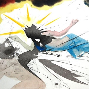 Biblia Sacra: Raised Up The Third Day 5-19 Salvador Dali Color Lithograph UNFRAMED