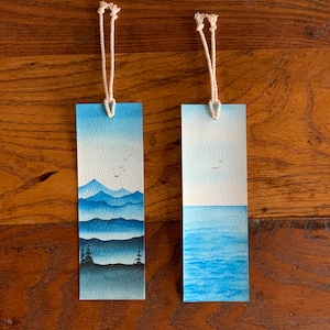 Custom Watercolor Bookmarks