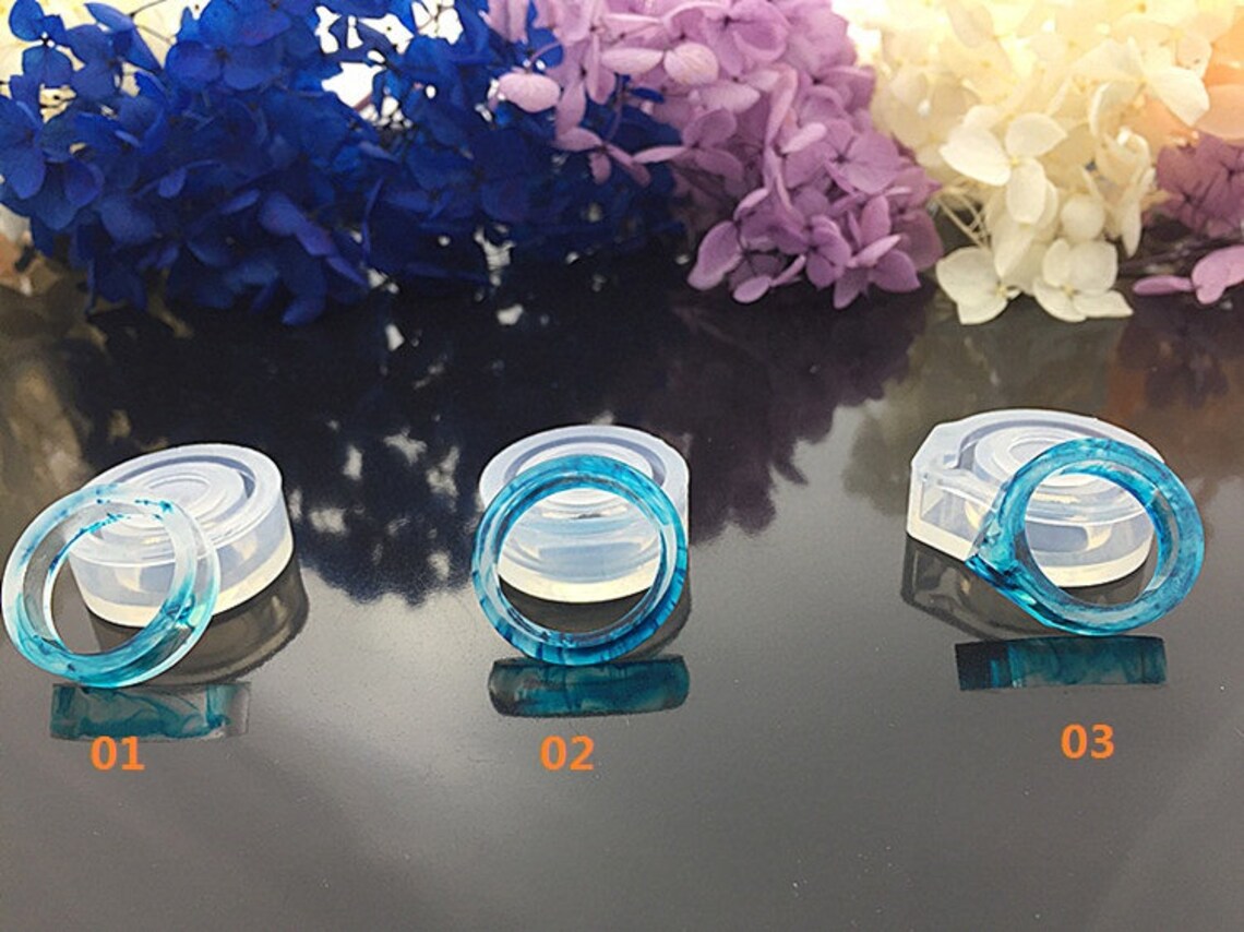 Silicone Ring Mold DIY Making Resin Ring Molds Resin Jewelry Etsy