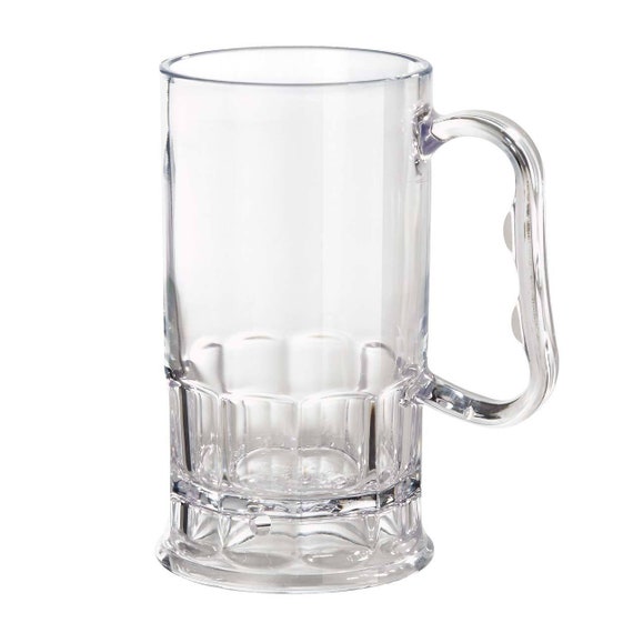 10 Oz. Plastic Beer Mug Set of 4 Etsy
