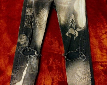 Hummingbird Jeans - Etsy