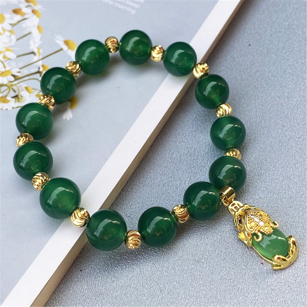 Natural Jade Beads Bracelet for Women Jade Bracelet With Etsy
