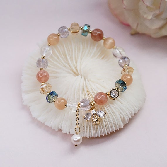 Dainty Crystal Bracelet for Women Lucky Healing Friendship - Etsy