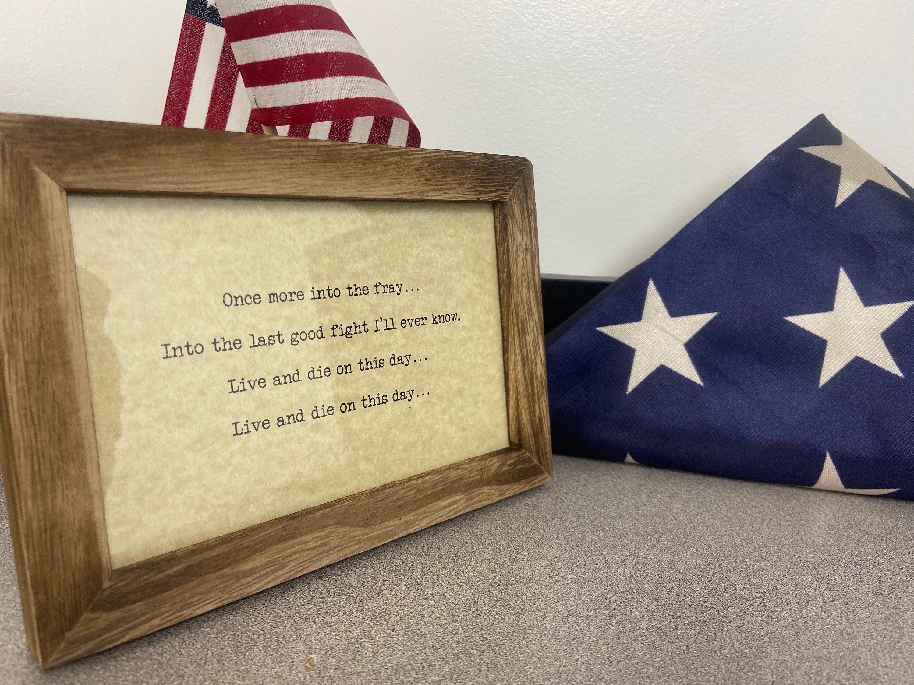 Into the Fray Poem Art - Etsy