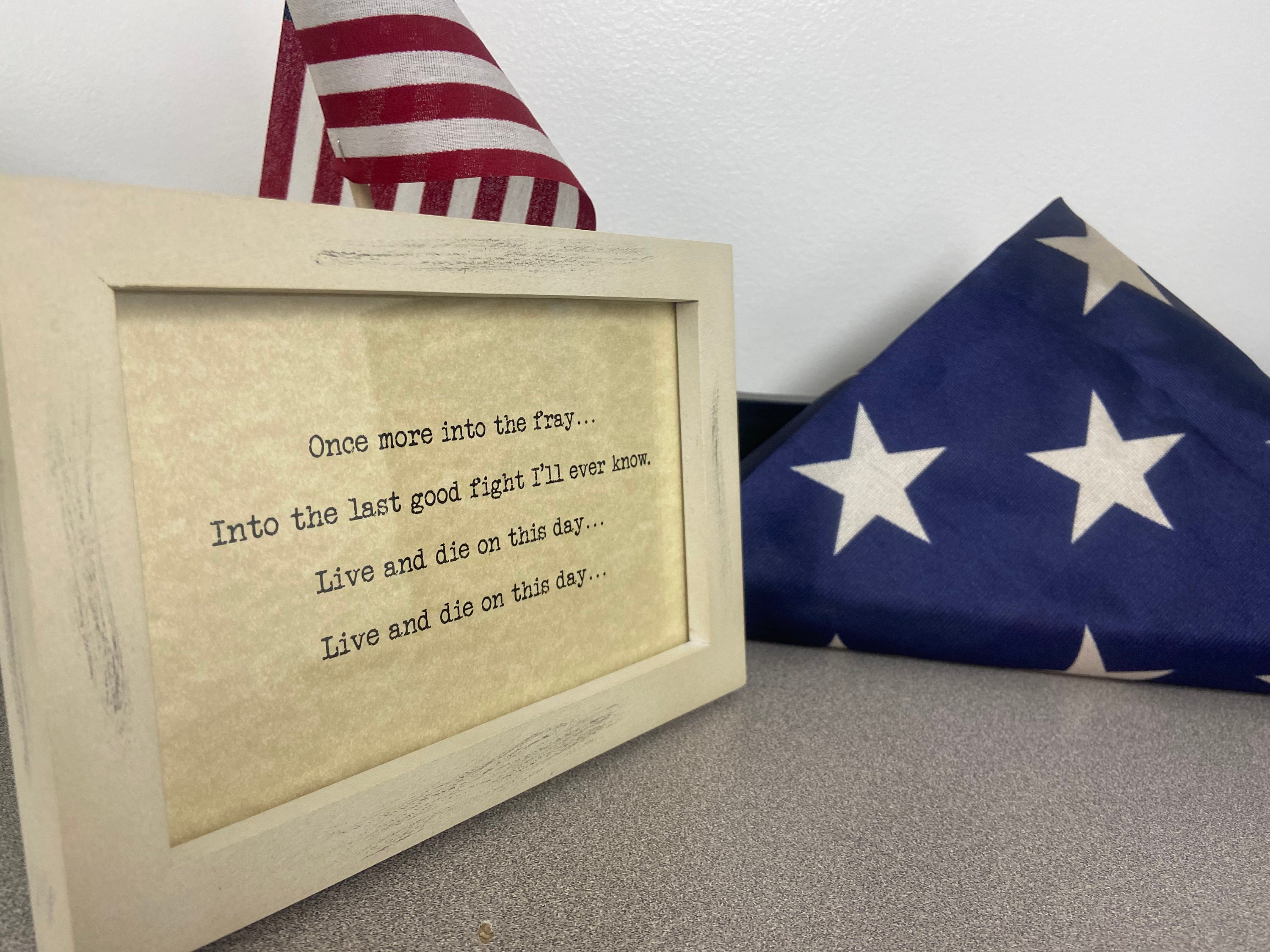 Into the Fray Poem Art - Etsy