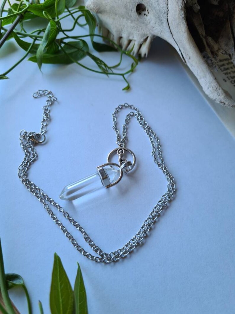 Clear Quartz Yogi Necklace