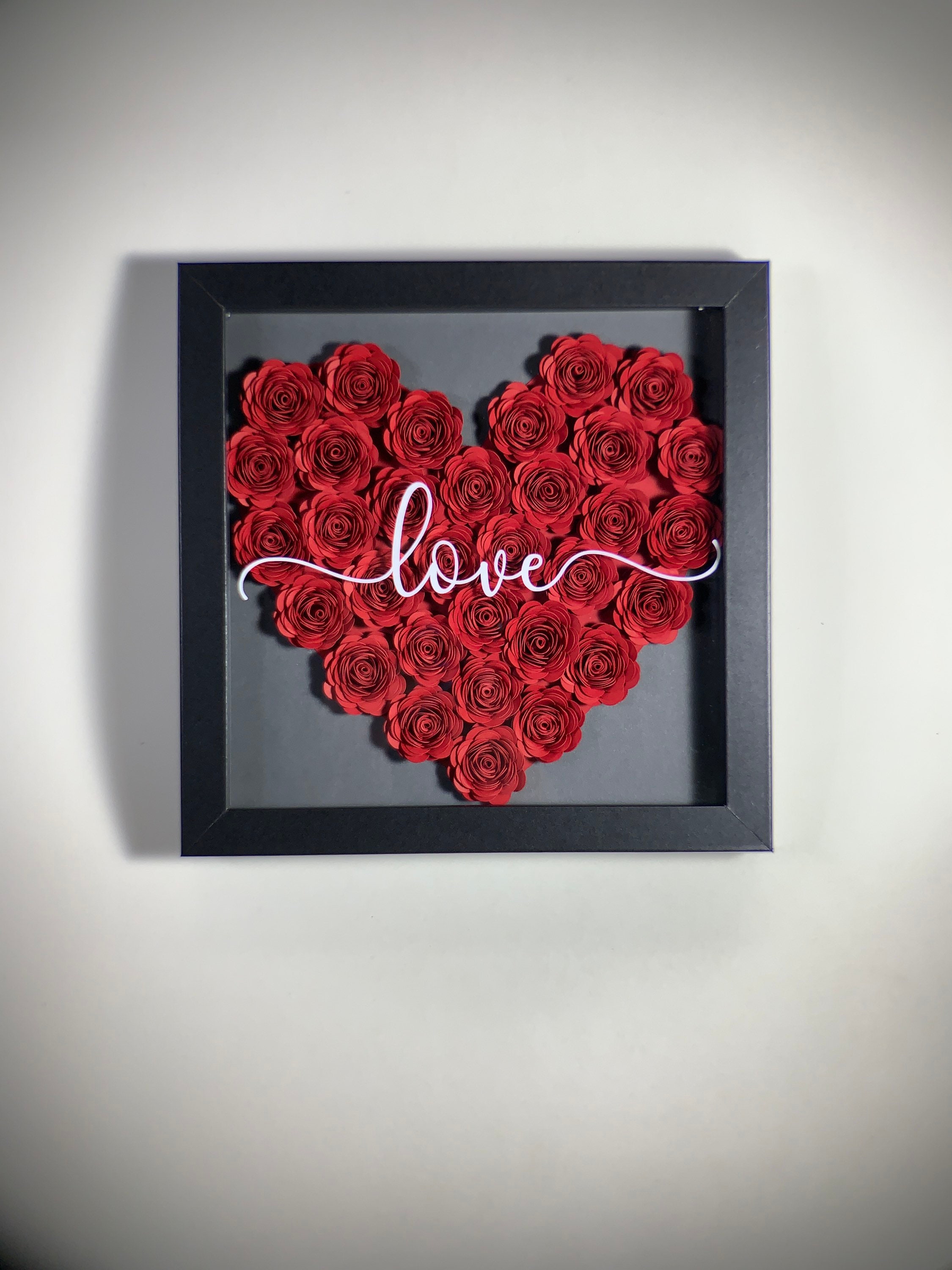 Love Heart Shadow Box Etsy