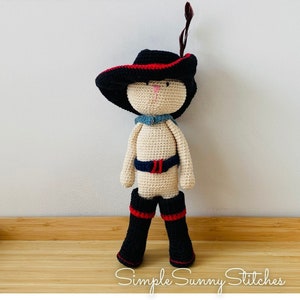 Cat in Boots :Nao  Crochet Pattern PDF file