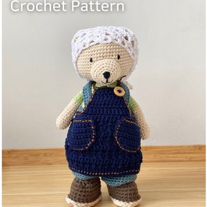 Cook Bear: Kuni  crochet pattern PDF file