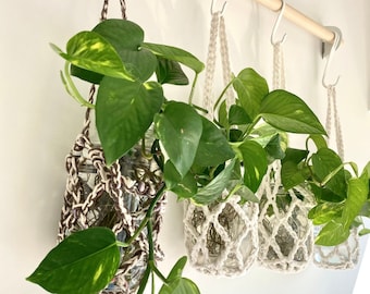 Net Plant Pot Hanger  Crochet Pattern PDF file