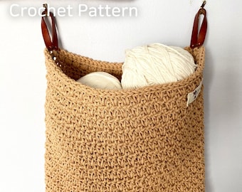 Wall Hanging Storage Bag Crochet Pattern (PDF file)
