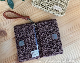 Double Pocket Card Case Crochet pattern PDF file