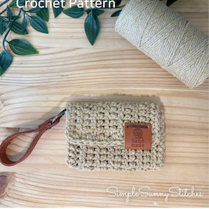 Macrame Card Case Crochet Pattern Archivo PDF