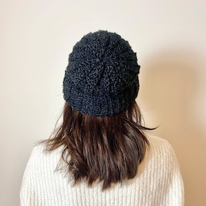Slouchy Beanie Crochet pattern PDF file