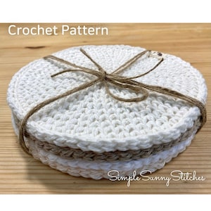 Round Trivet Crochet Pattern PDF file