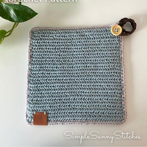 Herringbone Trivet Pot Holders Crochet Pattern