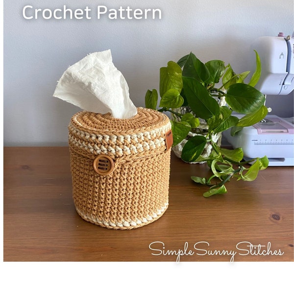 Toilet Paper Cover Crochet Pattern PDF file