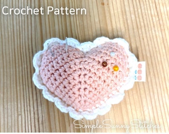 Lovely Pin Cushion Crochet Pattern (PDF file)