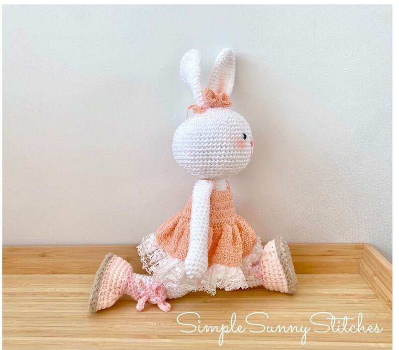 Ballerina Bunny: Bona Crochet Pattern Amigurumi Rabbit - Etsy